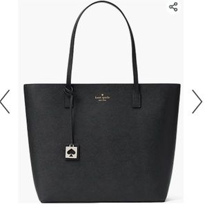 Kate Spade New York Abbey Street Karla Leather Tote NWT BLACK